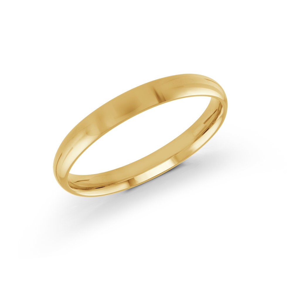 Yellow Gold Men's Ring Size 3mm (J-217-03YG)