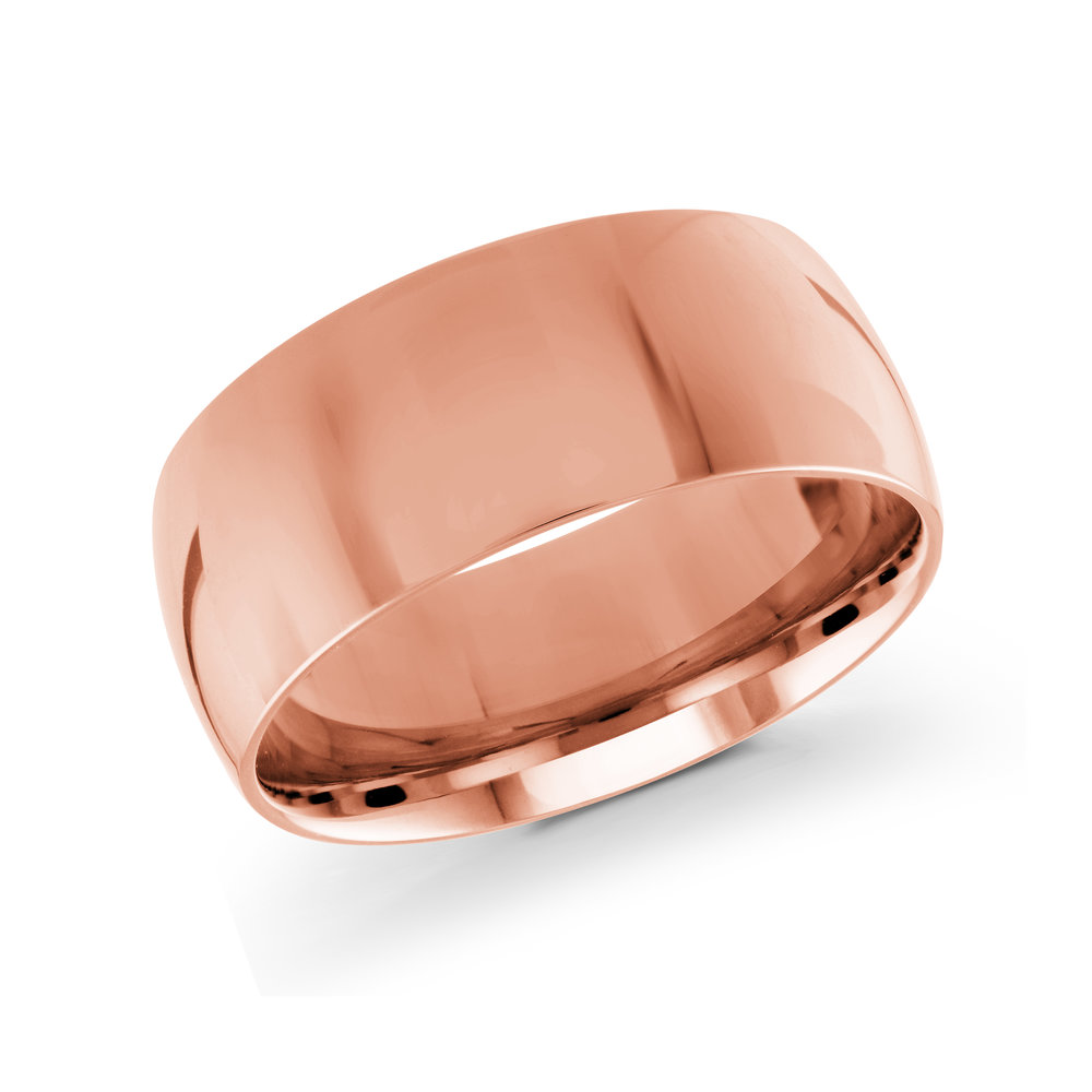 Pink Gold Men's Ring Size 9mm (J-217-09PG)