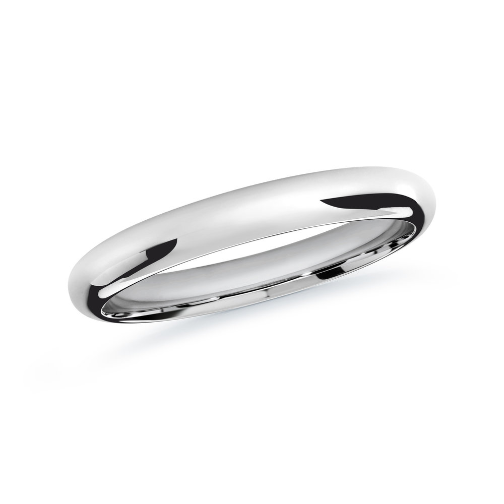 White Gold Men's Ring Size 2mm (J-207-02WG)