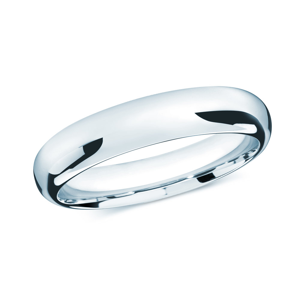 White Gold Men's Ring Size 5mm (J-207-05WG)