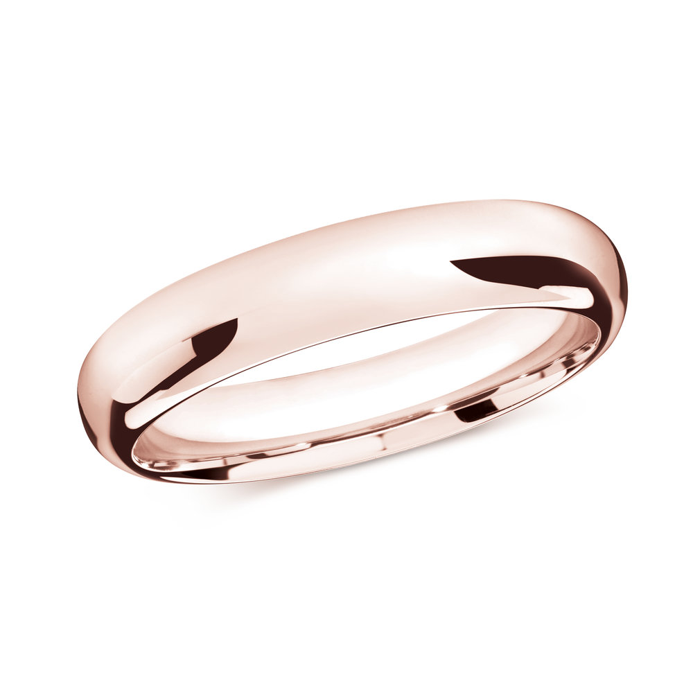 Pink Gold Men's Ring Size 5mm (J-207-05PG)