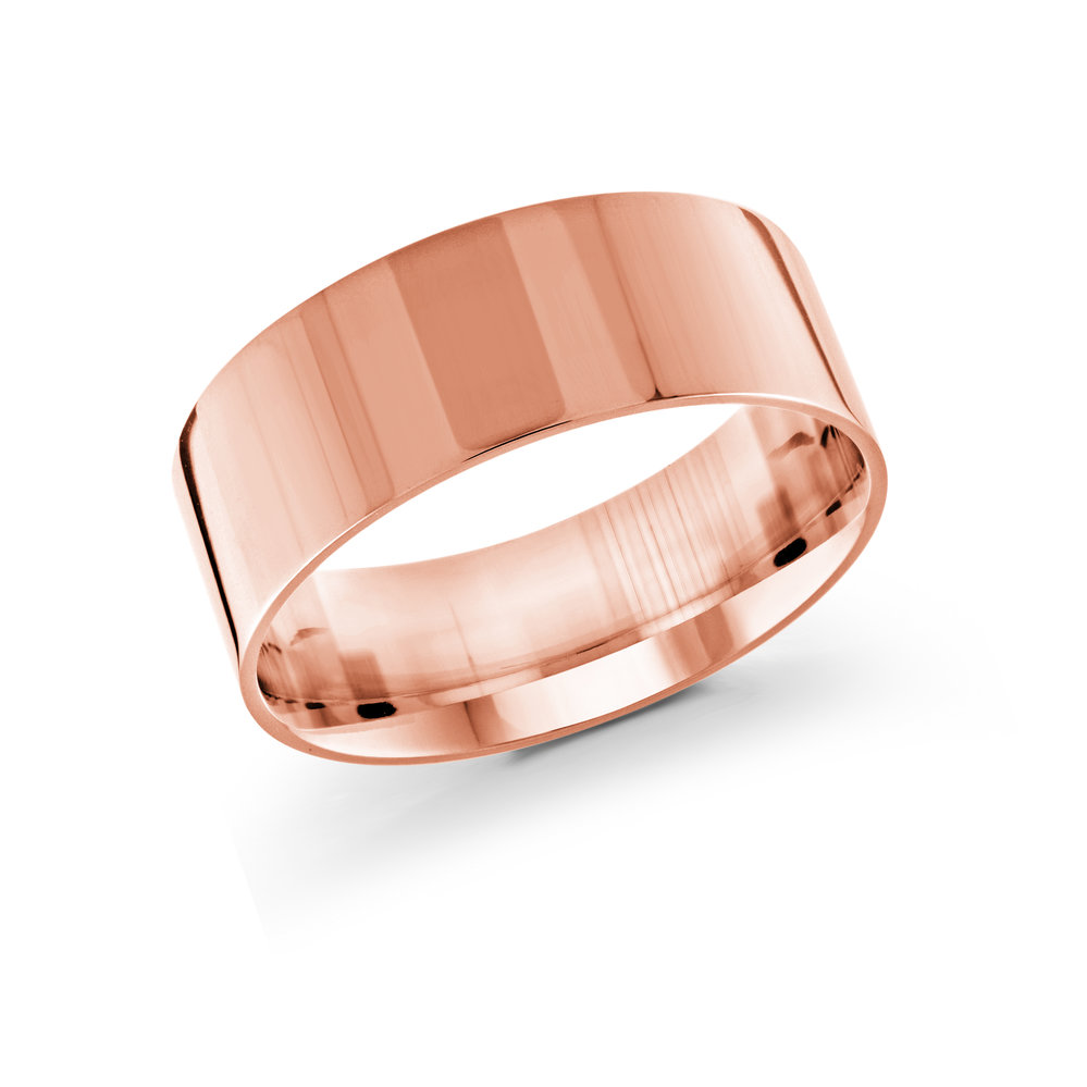 Pink Gold Men's Ring Size 9mm (J-213-09PG)